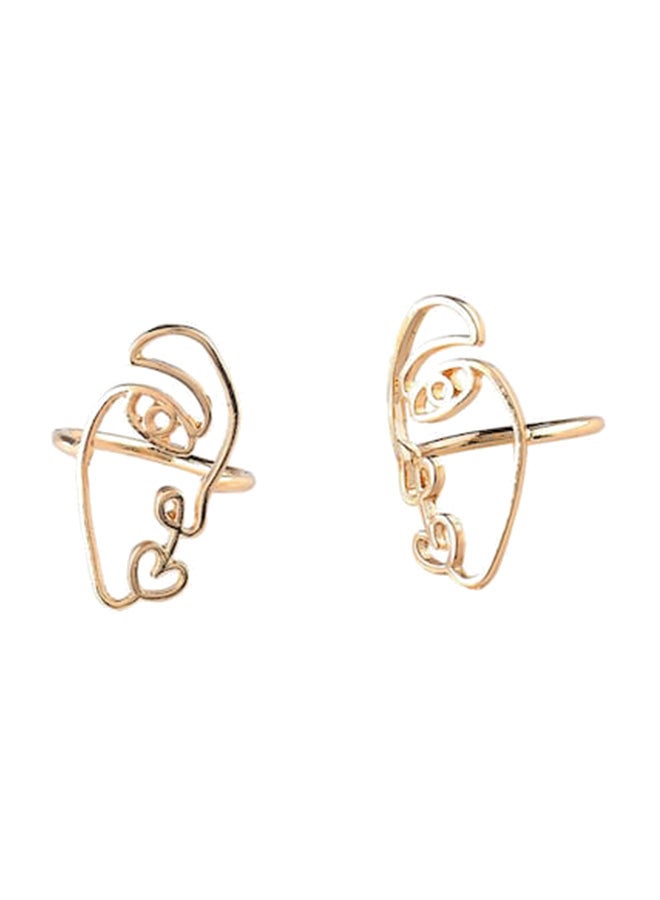 Beauenty 2-Piece Alloy Ethnic Hollow Out Ring Set  - Image 1