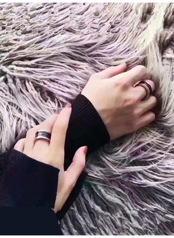 Beauenty Three Layer Loops Simple Style Couple Ring - Image 2