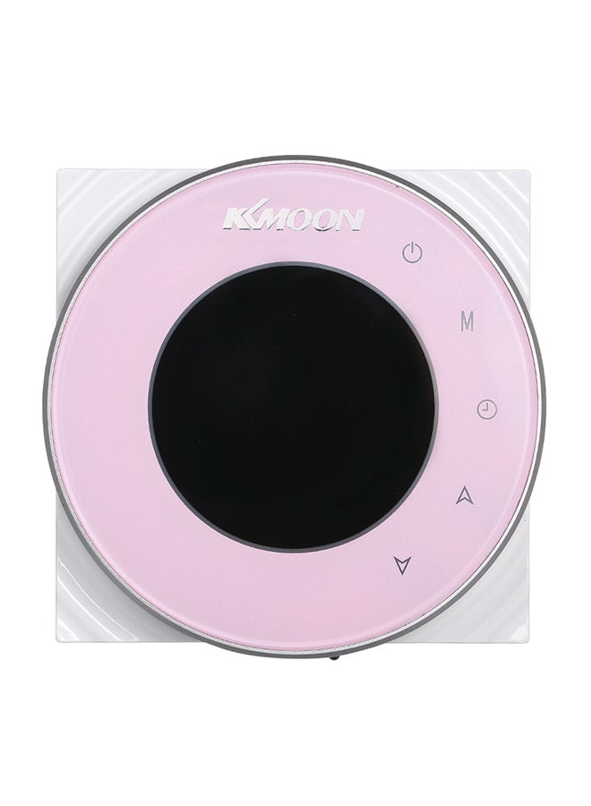 كيه كيه مون منظم حرارة رقمي بشدة تيار 5 أمبير مزود بشاشة لمس لأجهزة تسخين الماء التي تعمل بالغاز E8442P-2-A وردي/أسود - Image 1