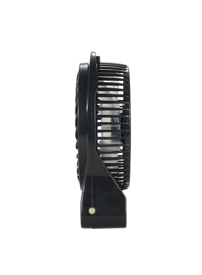مروحة صغيرة بإضاءة LED HB-1 أسود/ أبيض - Image 3