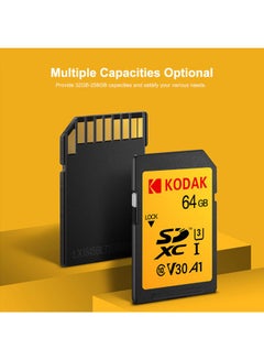 كوداك بطاقة ذاكرة UHS-I V30 SDXC SD أصفر/أسود  - Image 4