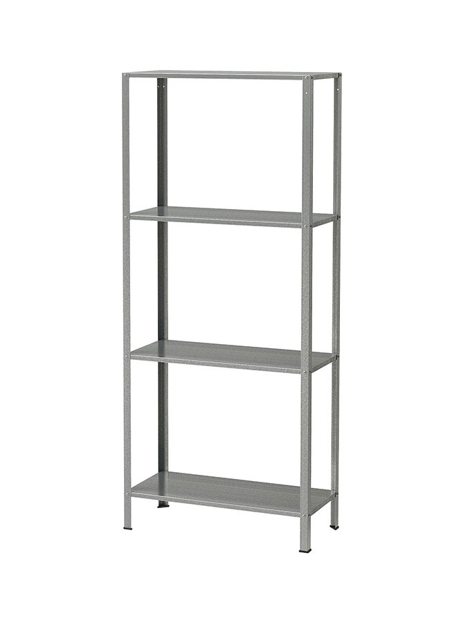 Galvanised Shelf Organiser Black - Image 1