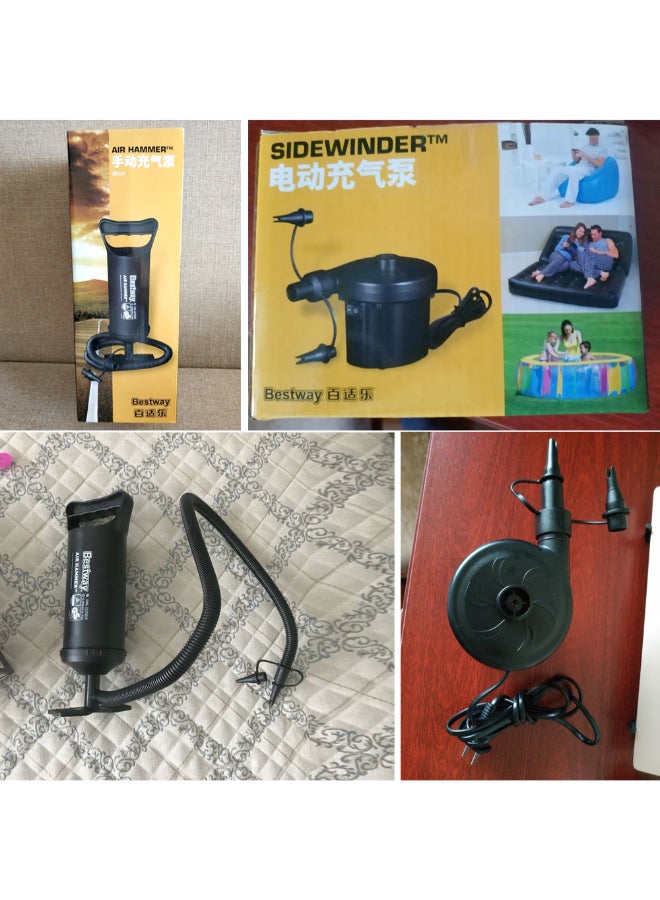 Xiaomi 2-Piece Multifunctional Electric And Manual Air Pump  - Image 4