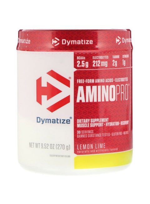AminoPro Dietary Supplement - Lemon Lime With Caffeine