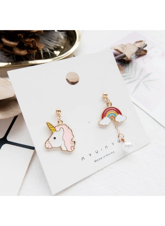 Beauenty - Unicorn Themed Dangle Earrings - Image 1