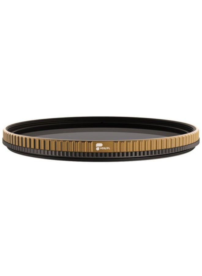 PolarPro Variable ND8/PL Filter Black/Gold  - Image 2