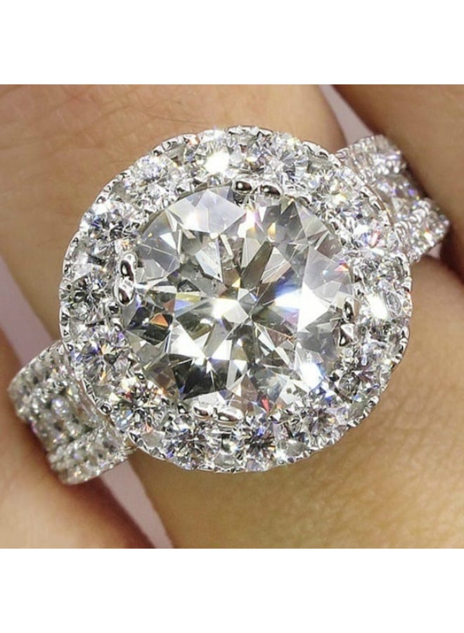 بيوينتي خاتم رائع مرصع بحجر الزركونيا - Image 2