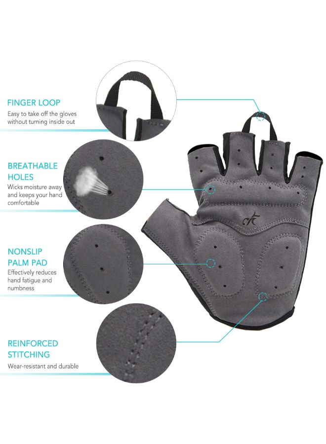 MOREOK 2-Piece Half Finger Cycling Glove - Image 2