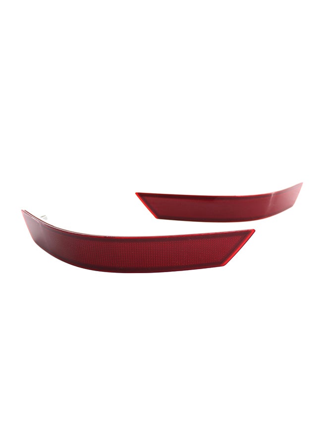 Generic 2-Piece Rear Bumper Side Marker Reflector For Mercedes-Benz W164  - Image 1