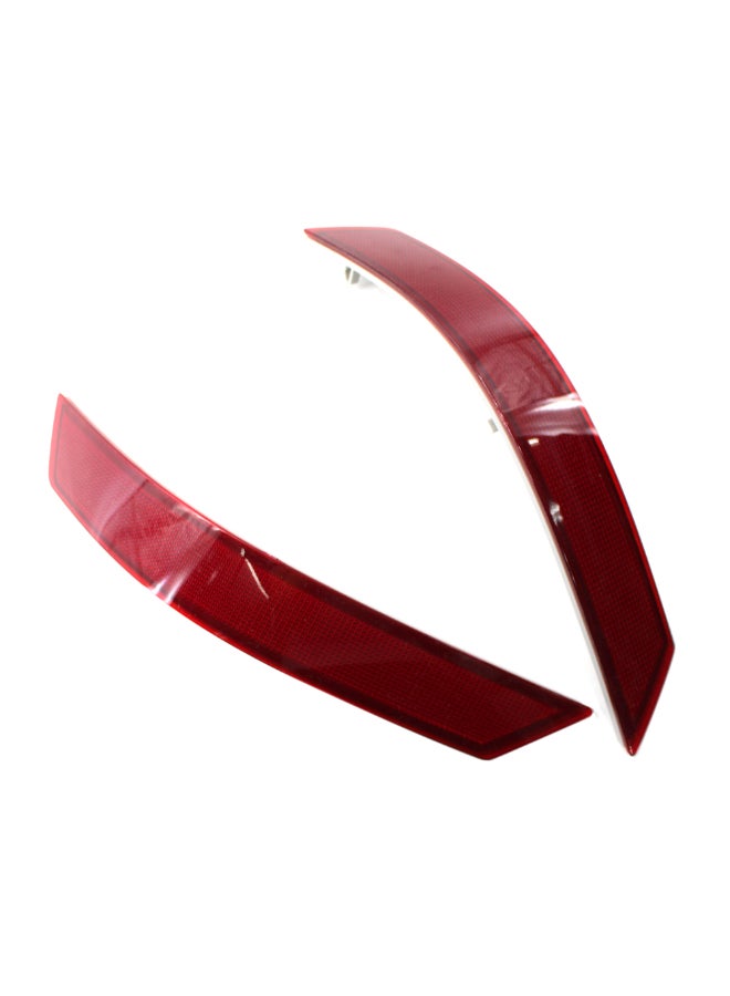 Generic 2-Piece Rear Bumper Side Marker Reflector For Mercedes-Benz W164  - Image 3