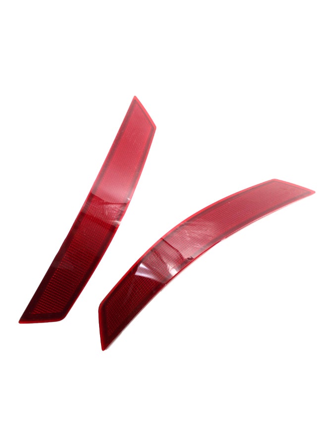 Generic 2-Piece Rear Bumper Side Marker Reflector For Mercedes-Benz W164  - Image 2
