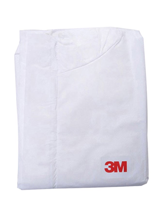 3M 4510 Hooded Protective Coverall White  - Image 1