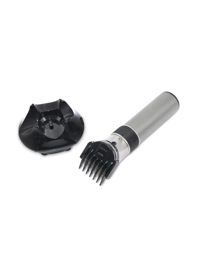 Saachi - Waterproof Hair Trimmer With Charging Stand Grey/Black - Image 1