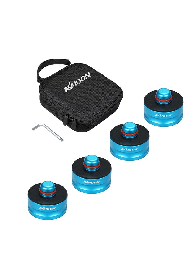 KKmoon 4-Piece Aluminum Jack Lift Point Pad Adapter Tool For Tesla Model 3  - Image 1