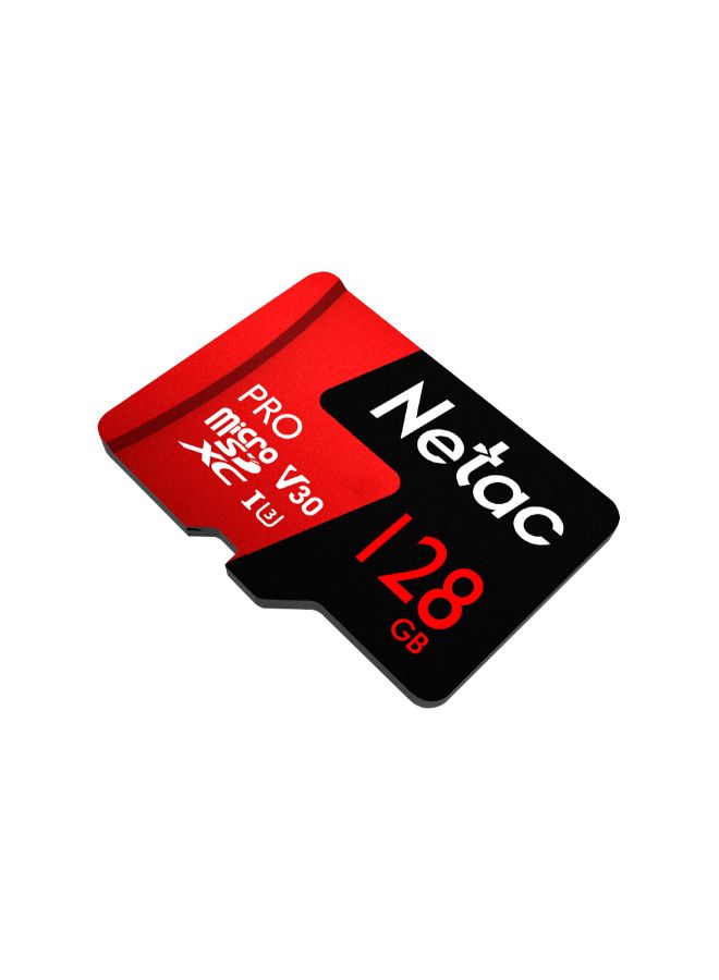 Netac - Micro SDXC TF Memory Card Red/Black - Image 1