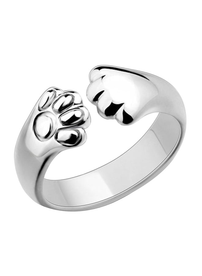 Beauenty Cat Paw Shaped Metal Ring  - Image 1