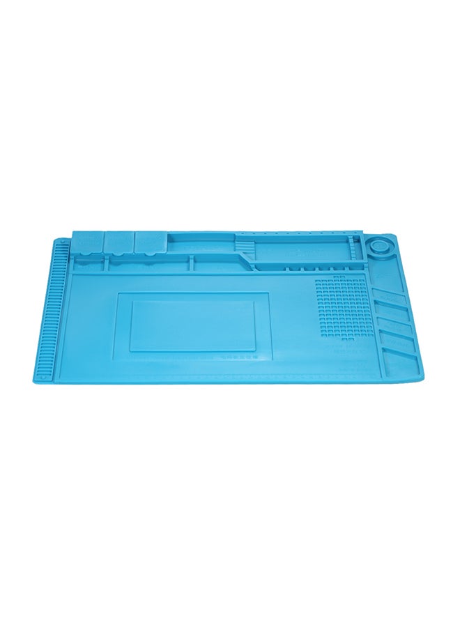 Magnetic Heat Insulation Silicone Pad Blue 450 x 300mm  - Image 1