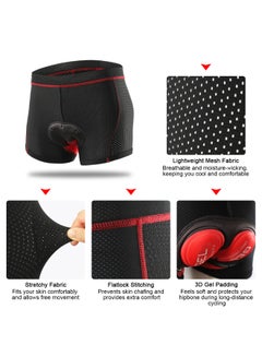 ARSUXEO Cycling Shorts With Breathable Gel Pad  - Image 4