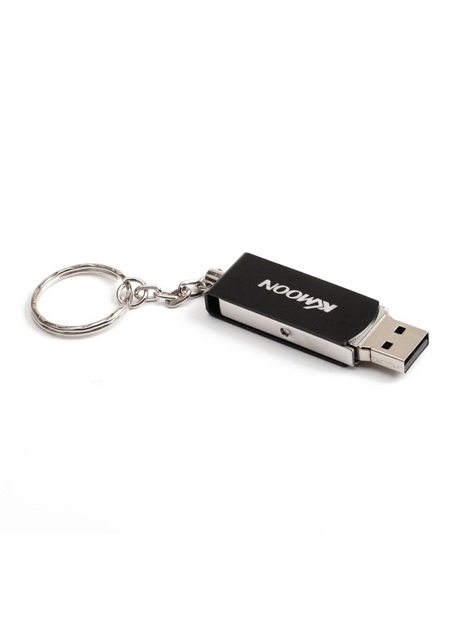KKmoon USB 2.0 Flash Drive With Key Ring C7192B-128-L Black/Silver  - Image 2