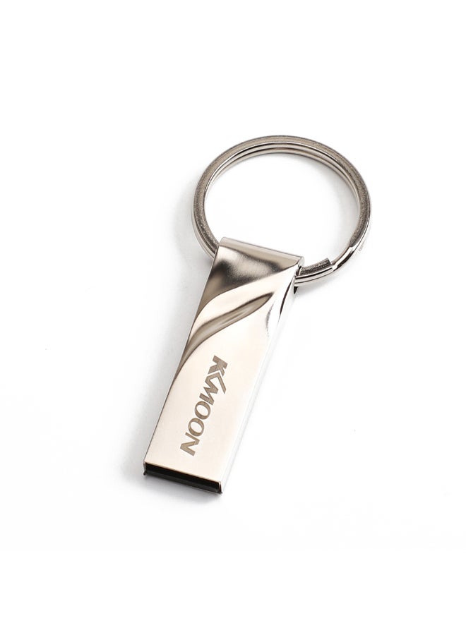 KKmoon Waterproof USB 2.0 Flash Drive With Key Ring C7172S-64-L Silver  - Image 3