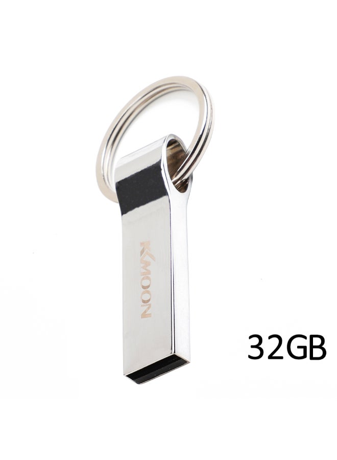 KKmoon USB 2.0 Flash Drive With Key Ring C7171S-32-L Silver  - Image 3