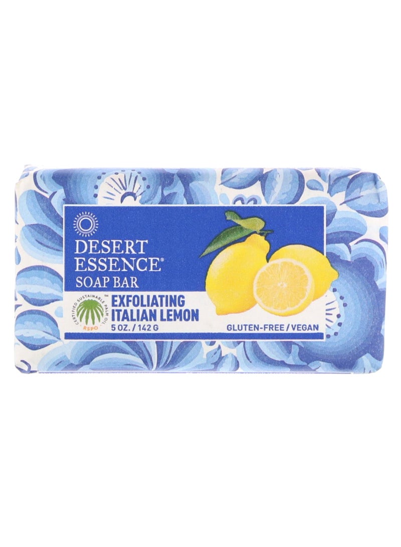 قالب صابون إيطالي مقشر برائحة الليمون 142جرام