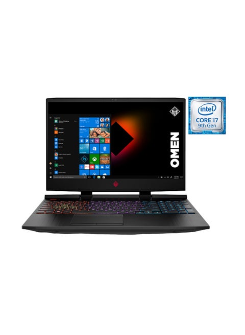 Omen 15-DC1069WM Gaming Laptop With 15.6-Inch Display, Core i7-9750H Processor/16GB RAM/1TB HDD+256GB SSD Hybrid Drive/6GB NVIDIA GeForce RTX 2060 Graphics Black