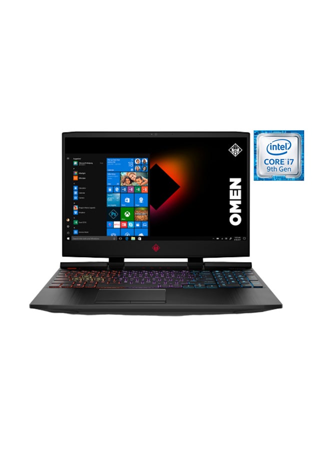 HP - Omen 15-DC1069WM Gaming Laptop With 15.6-Inch Display, Core i7-9750H Processor/16GB RAM/1TB HDD+256GB SSD Hybrid Drive/6GB NVIDIA GeForce RTX 2060 Graphics Black - Image 1