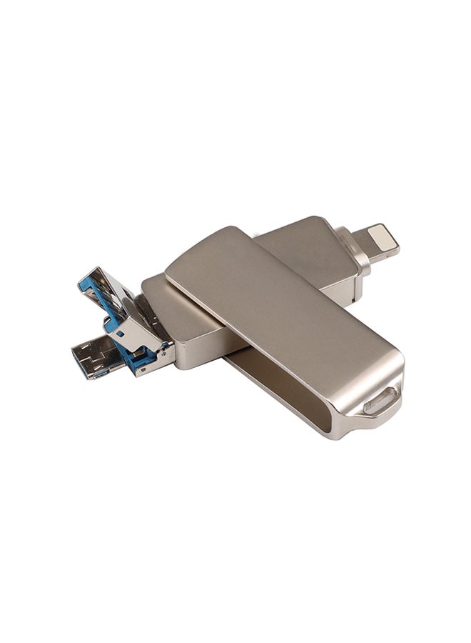 فلاش درايف بمنفذ USB 2.0 لأجهزة آيفون وآي باد C6244-16-L فضي - v1582210845/N34479121A_1