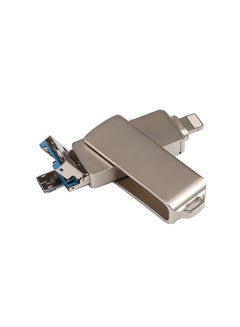 Generic USB 2.0 Flash Drive For iPhone, iPad C6244-16-L Silver  - Image 1