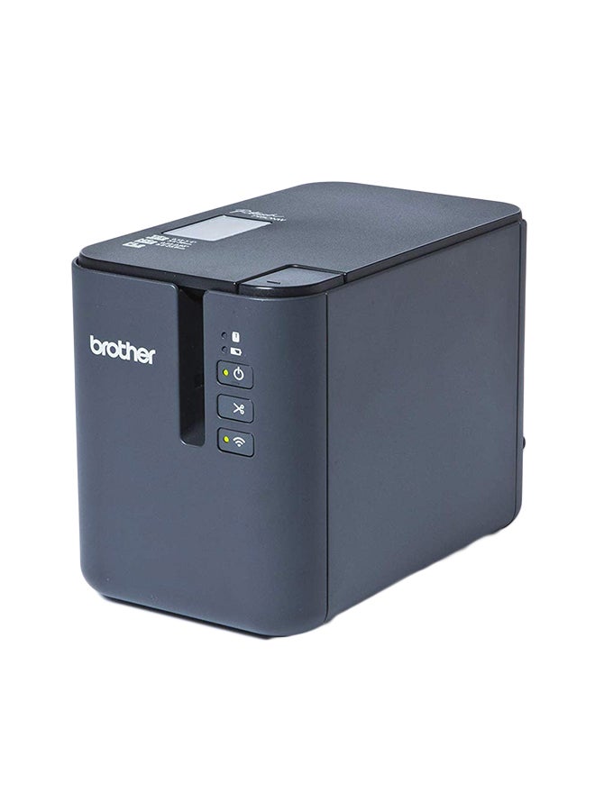 brother Black And White Label Printer Grey