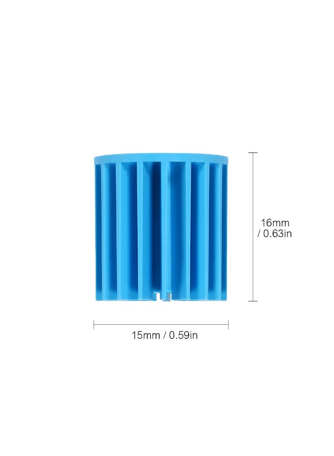 100-Piece Fish Tank Pond Filter Blue - Image 2