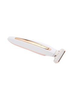 Generic Multifunction Rechargeable Electric Shaver Gold/White 21x3x14centimeter  - Image 2