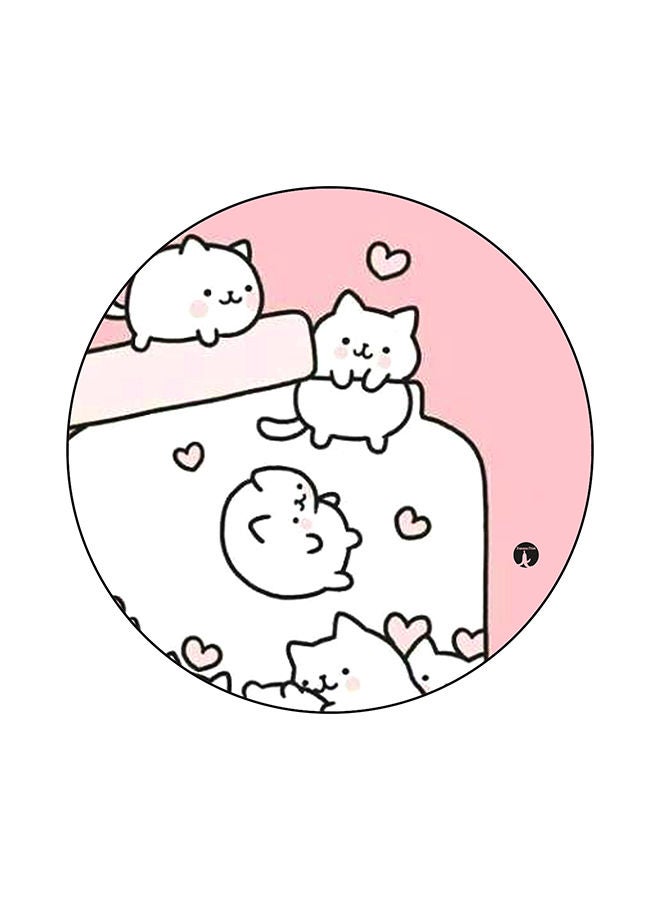 BP Printed Round Mouse Pad Multicolour