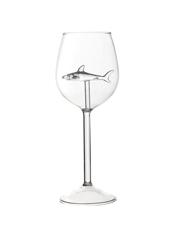 Beauenty Built In Shark Wine Glass Set Clear 300ml 