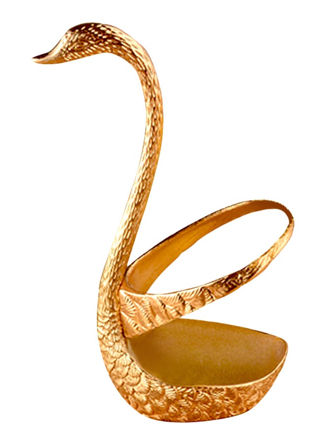 Swan Tableware Spoon Fork Holder Gold 17x6x8centimeter - Image 1