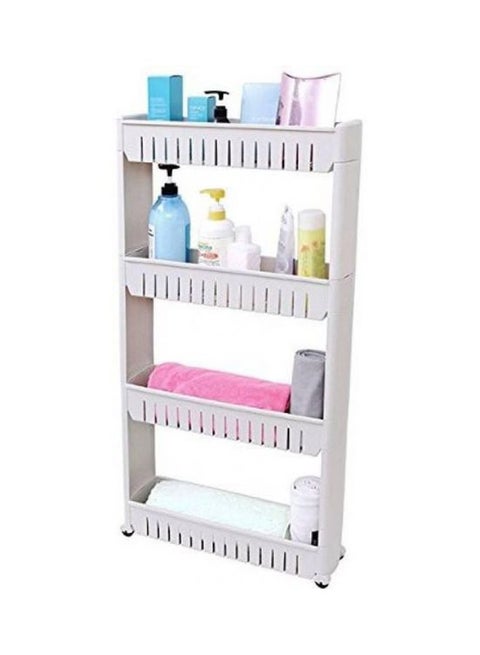 4-Tier Multipurpose Shelf White