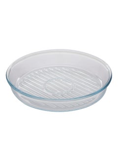 Borcam Round Shaped Pizza Platter Clear 31cm 