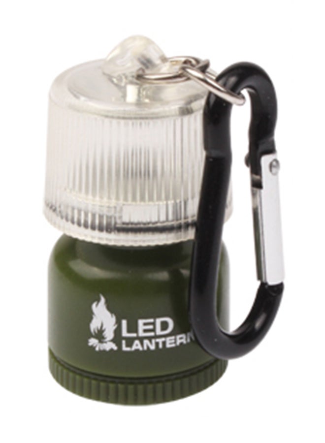 2-Mode Mini Camping Lantern Light Green/White 16x9x3cm 