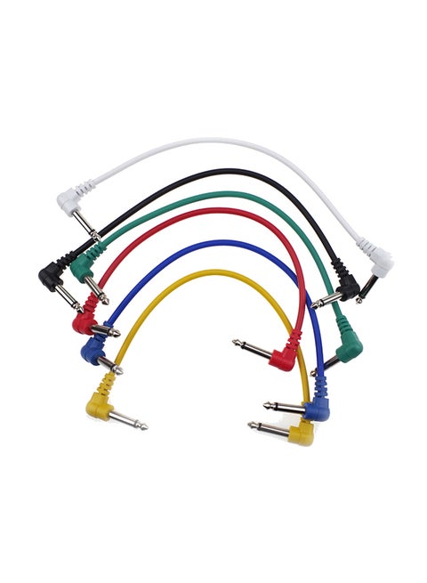 6-Piece Electric Guitar Effect Patch Cable