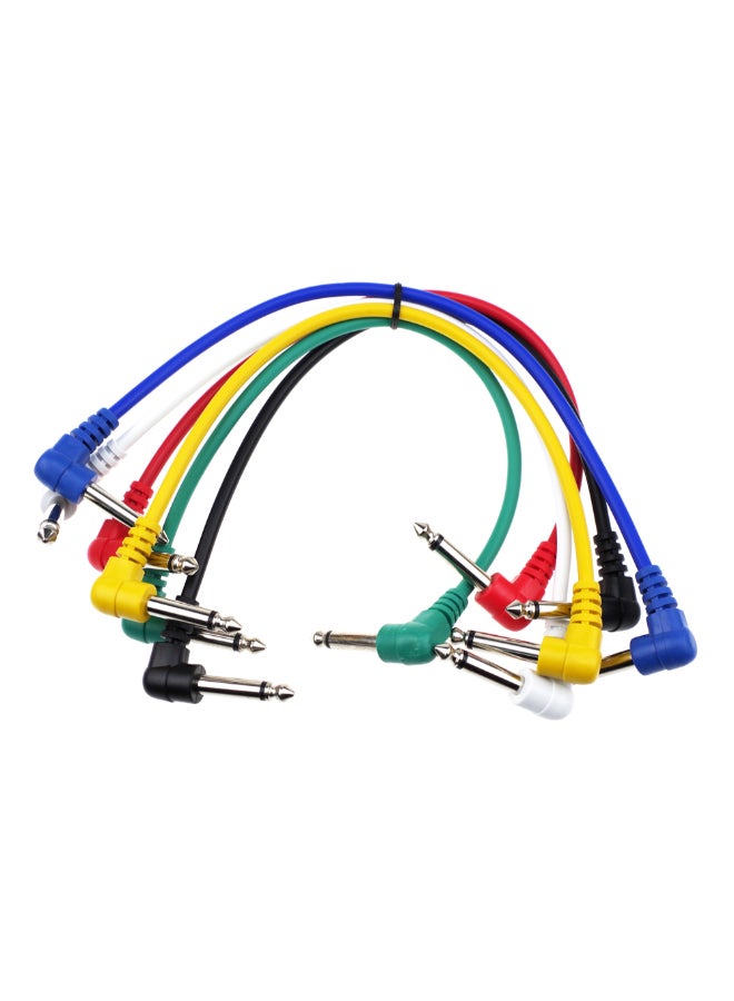 Generic 6-Piece Electric Guitar Effect Patch Cable  - Image 2