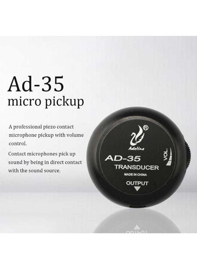 AD-35 Mini Sound Pick-up Piezo Amplifier Transducer - Image 3