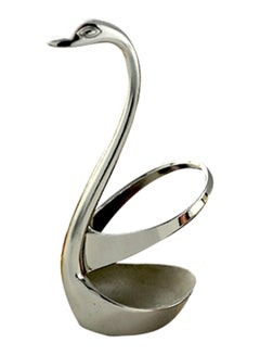 Generic Swan Tableware Spoon Fork Holder Silver 17x6x8centimeter  - Image 1
