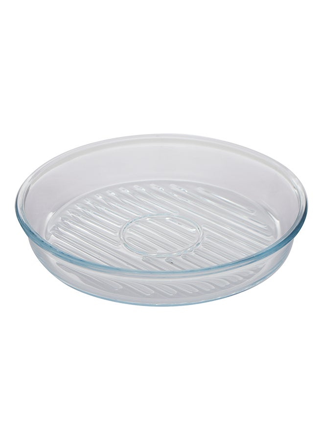 Round Shaped Pizza Platter Clear 31cm - v1582215327/N34950561A_1