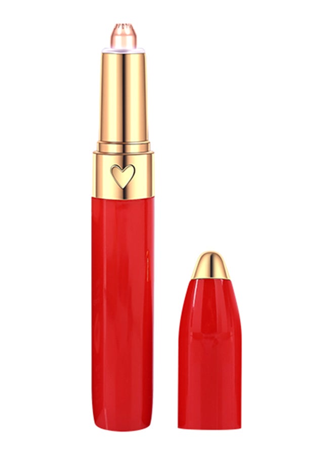 Electric Trimmer Eyebrow Razor Red 13.2x1.8x1.8centimeter - Image 1