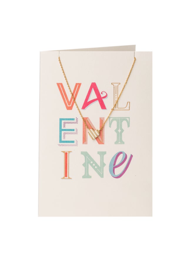 ORELIA LONDON Valentine Heart Design Necklace - Image 2