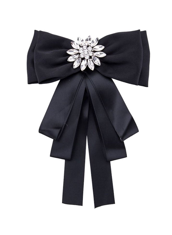 بيوينتي حجر الراين رصع Bowknot تصميم بروش  - Image 1