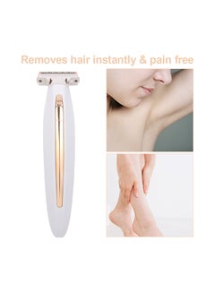 Generic Multifunction Rechargeable Electric Shaver Gold/White 21x3x14centimeter  - Image 4