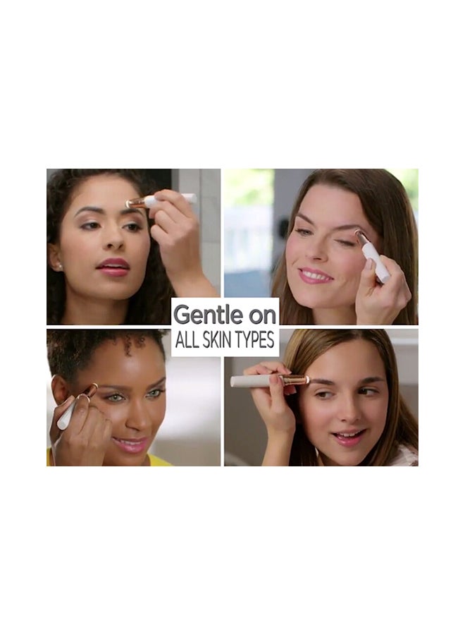 Mini Portable Painless Facial Hair Remover White 20x4x8cm - Image 5