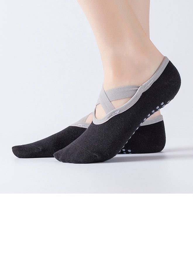 Generic Sweat Absorbent Non-Slip Yoga Socks  - Image 1